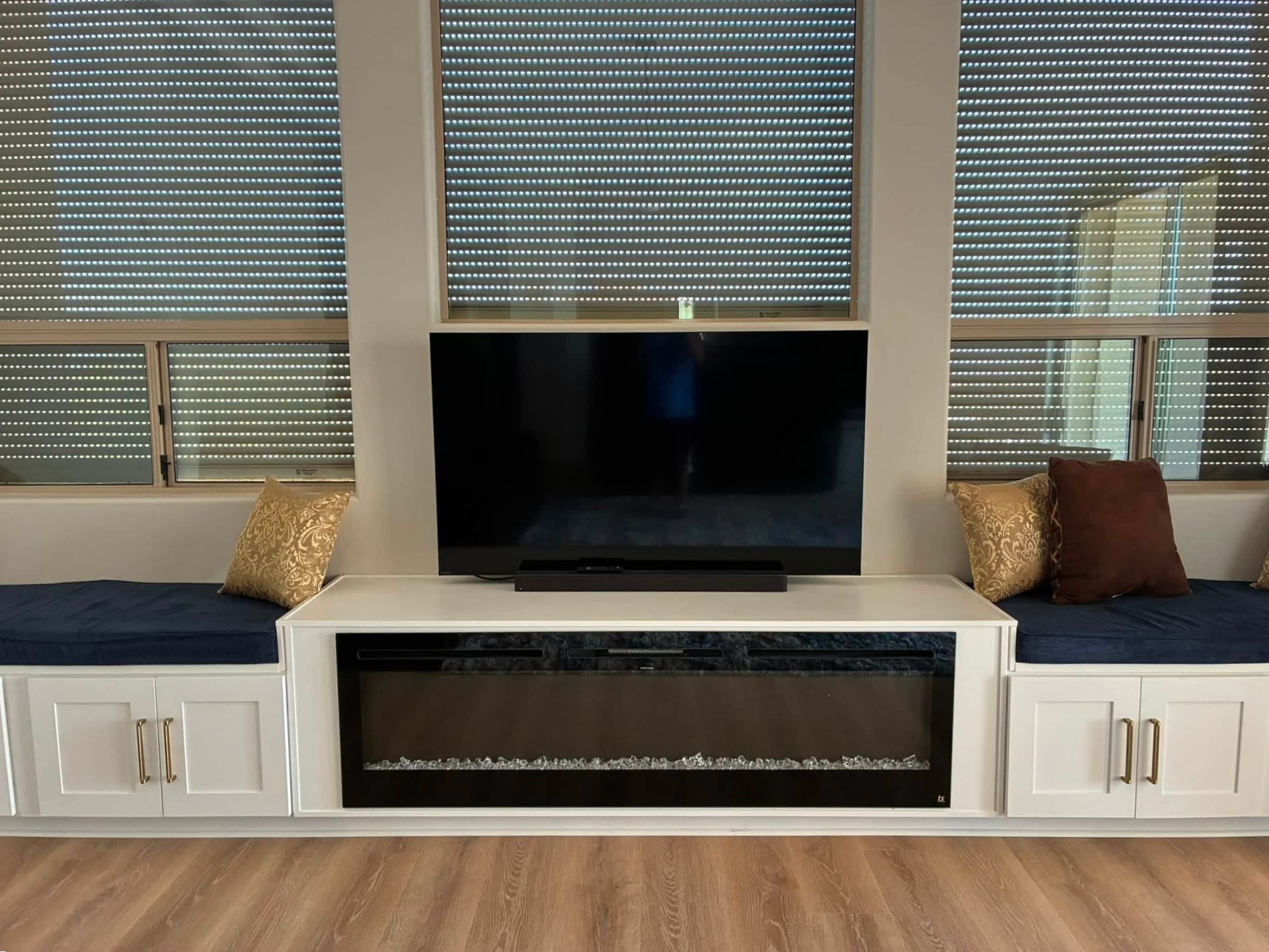 Smart fireplace installation